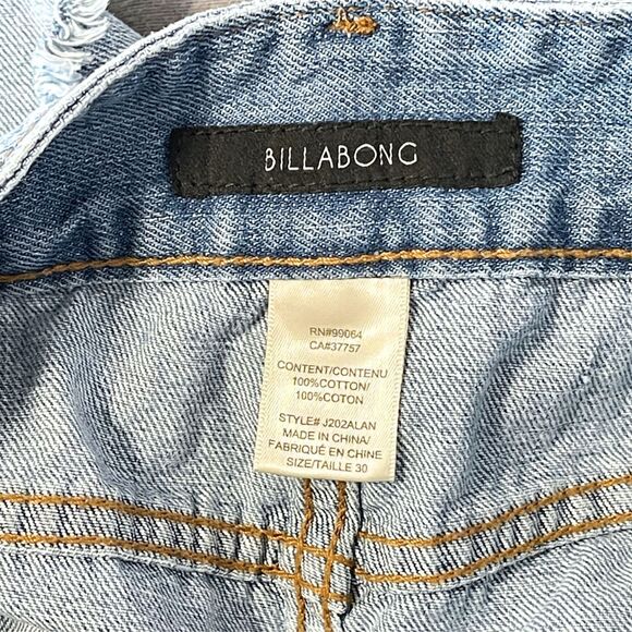 Billabong Jean Shorts Womens Size 30 Cut Off Distressed Western Flirty Cowgirl - Picture 5 of 9